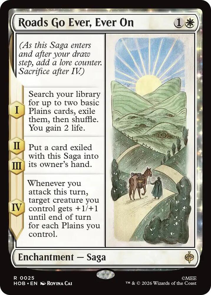 Roads Go Ever, Ever On [Foil] (The Hobbit)(HOB-25)(R)