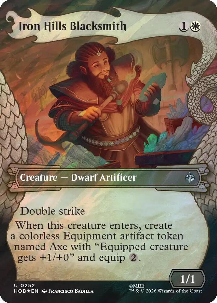 Iron Hills Blacksmith [Showcase] [Surge] [Foil] (The Hobbit)(HOB-252)(U)