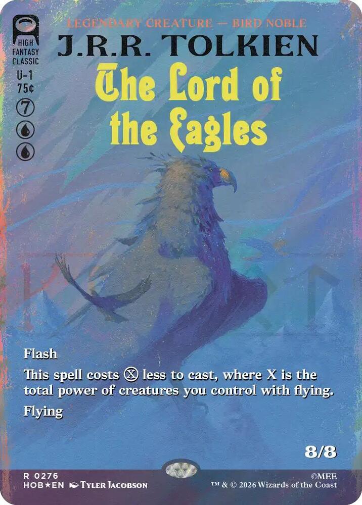 The Lord of the Eagles [Borderless] [Surge] [Foil] (The Hobbit)(HOB-276)(R)