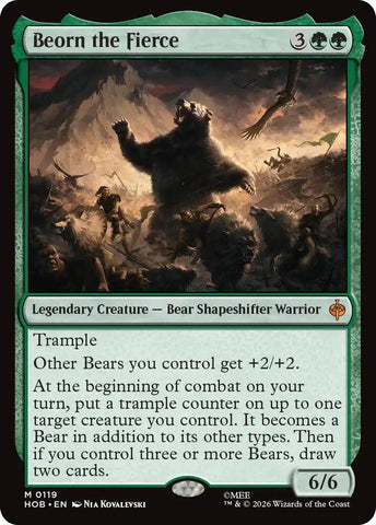 Beorn the Fierce [Foil] (The Hobbit)(HOB-119)(M)
