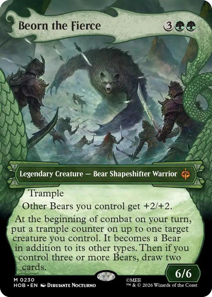 Beorn the Fierce [Showcase] [Foil] (The Hobbit)(HOB-230)(M)