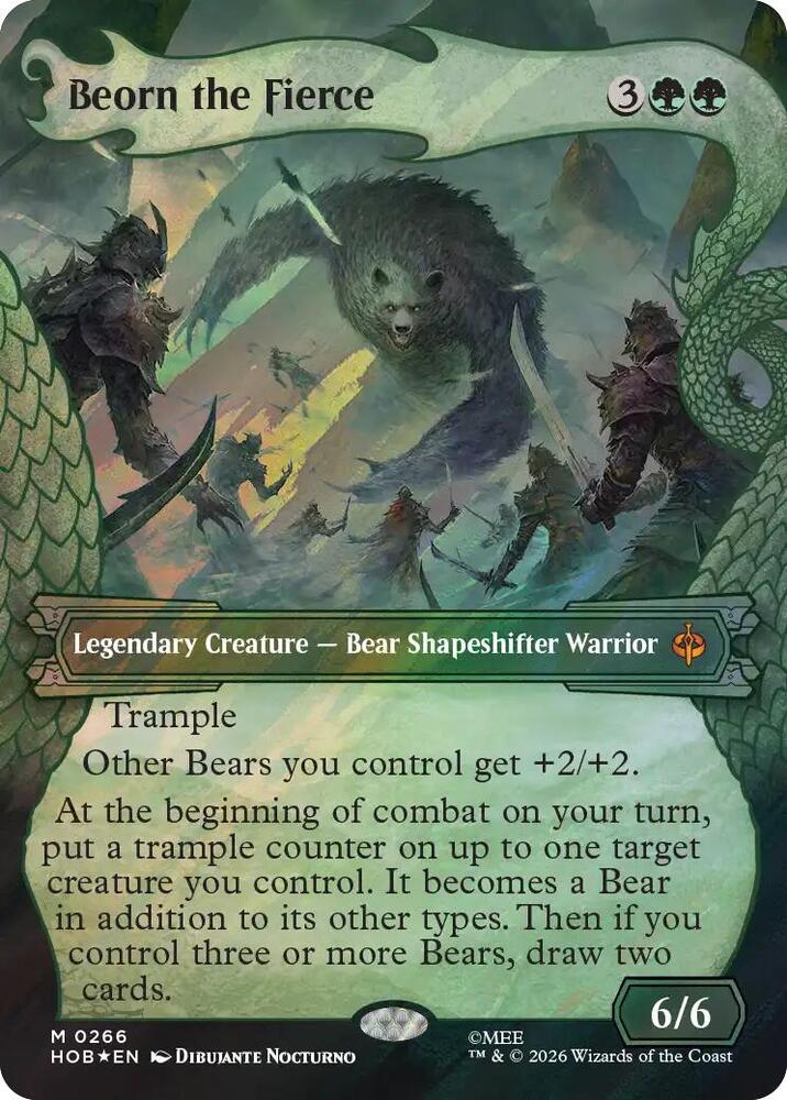 Beorn the Fierce [Showcase] [Surge] [Foil] (The Hobbit)(HOB-266)(M)