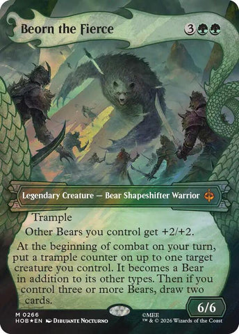 Beorn the Fierce [Showcase] [Surge] [Foil] (The Hobbit)(HOB-266)(M)