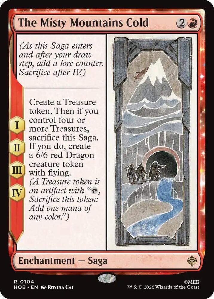 The Misty Mountains Cold (The Hobbit)(HOB-104)(R)