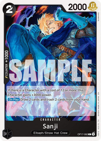 Sanji (The World's Strongest Warriors)(OP17-082)(C)