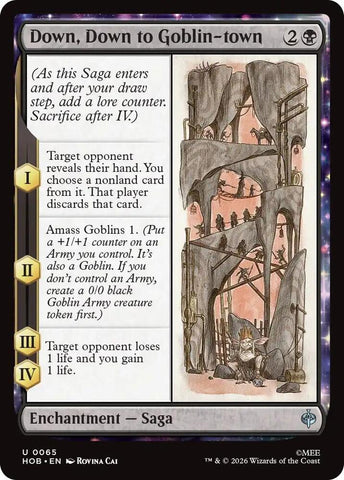 Down, Down to Goblin-town [Foil] (The Hobbit)(HOB-65)(U)