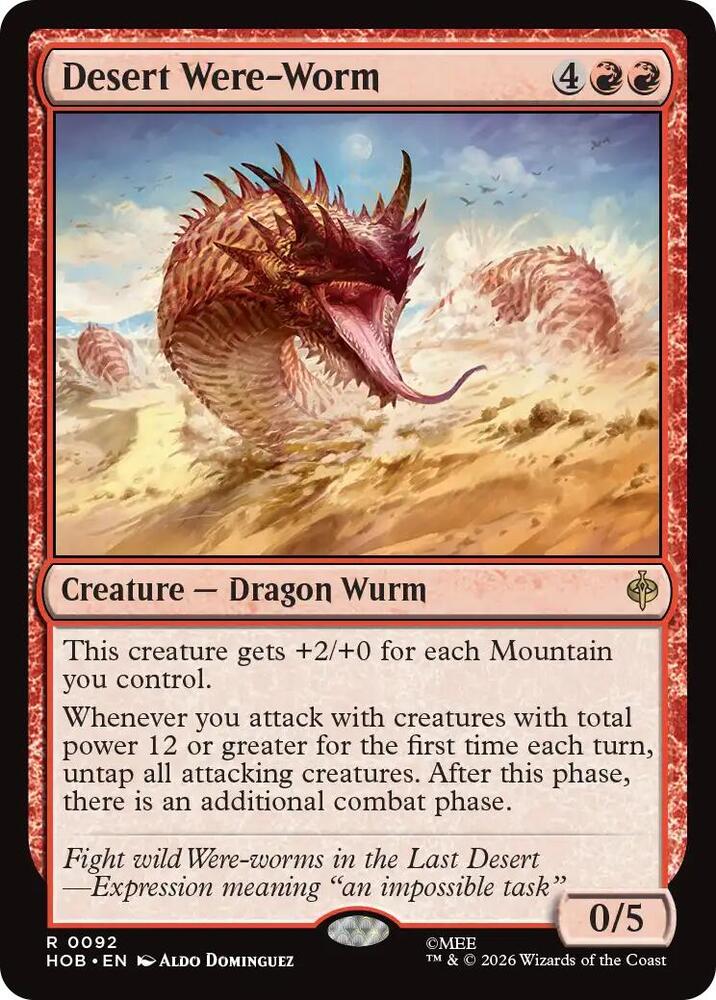 Desert Were-Worm (The Hobbit)(HOB-92)(R)