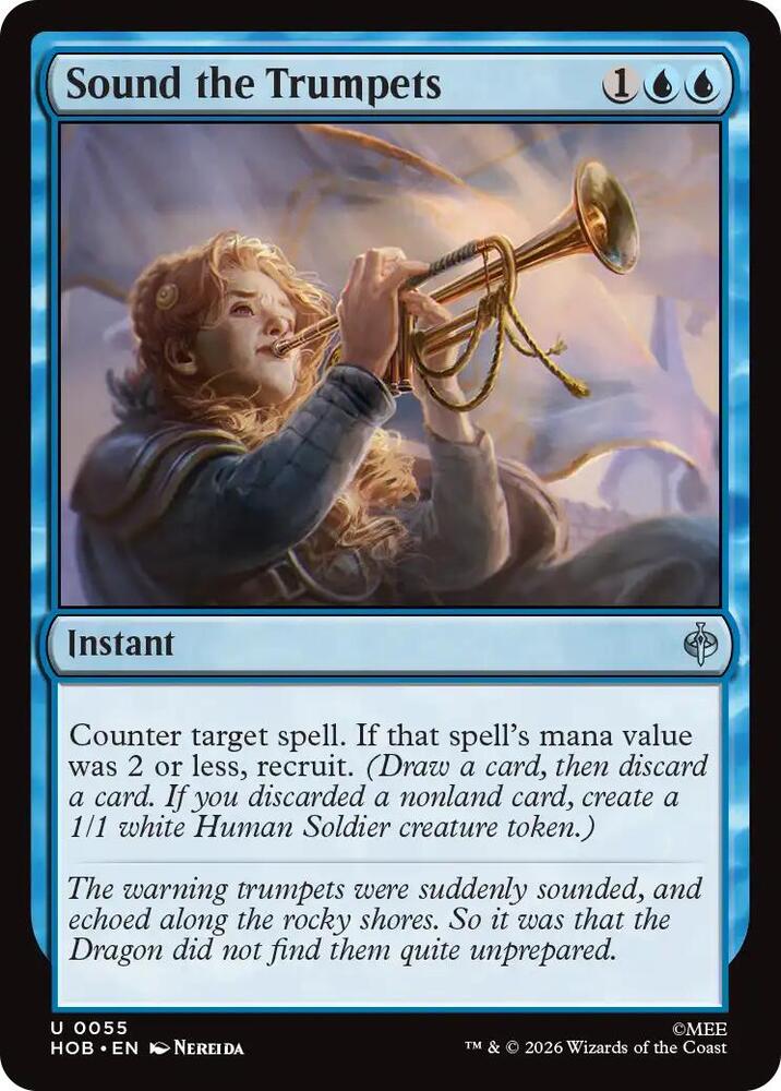 Sound the Trumpets [Foil] (The Hobbit)(HOB-55)(U)