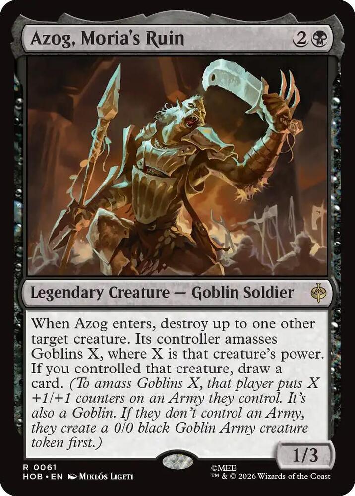 Azog, Moria's Ruin (The Hobbit)(HOB-61)(R)