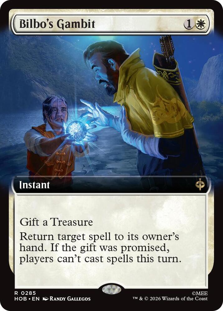 Bilbo's Gambit [Extended Art] [Foil] (The Hobbit)(HOB-285)(R)