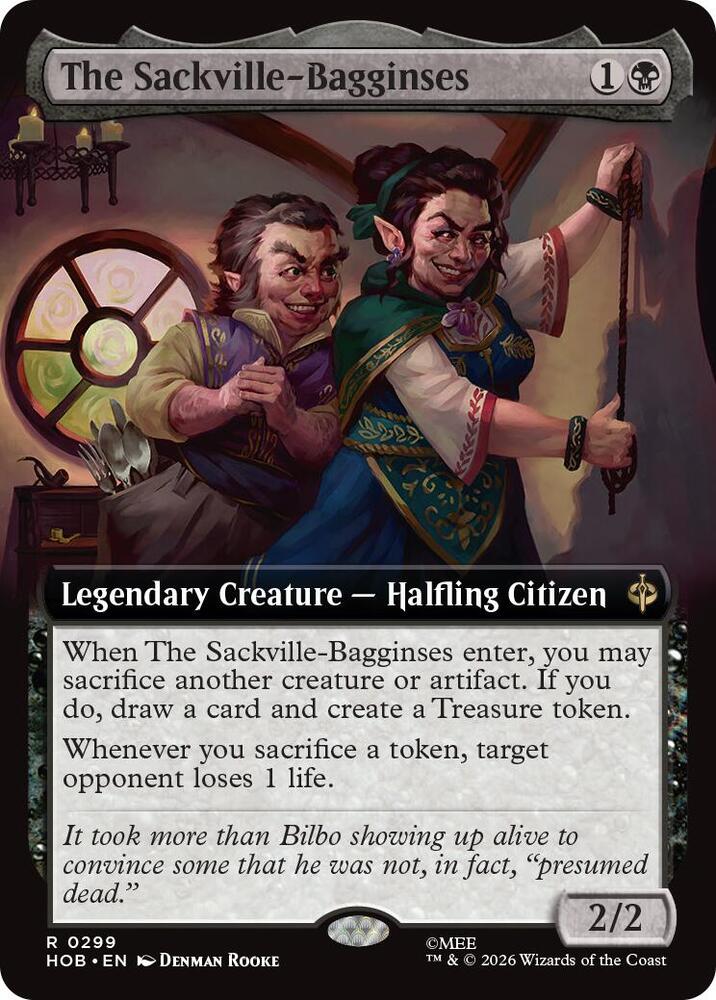 The Sackville-Bagginses [Extended Art] [Foil] (The Hobbit)(HOB-299)(R)