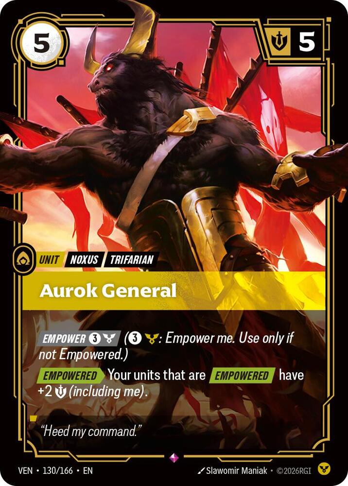 Aurok General (Foil) (Vendetta)(VEN-130/166)(R)