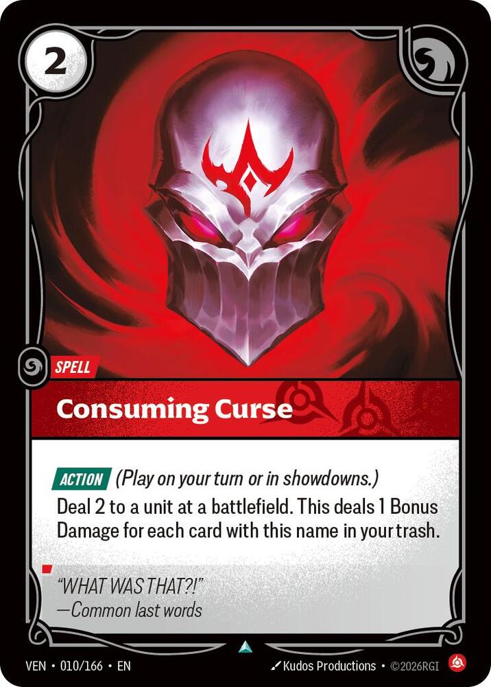 Consuming Curse (Vendetta)(VEN-010/166)(U)