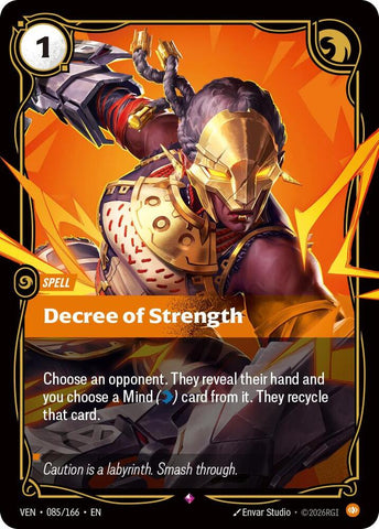 Decree of Strength (Foil) (Vendetta)(VEN-085/166)(R)