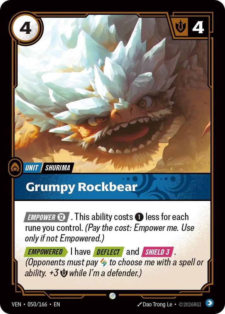Grumpy Rockbear (Vendetta)(VEN-050/166)(C)