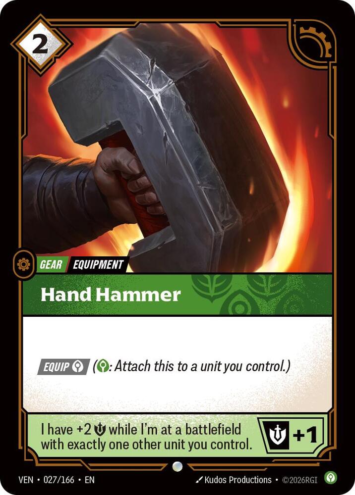 Hand Hammer (Vendetta)(VEN-027/166)(C)