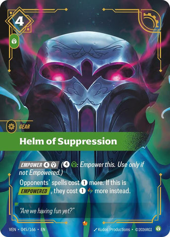Helm of Suppression (Foil) (Vendetta)(VEN-045/166)(E)