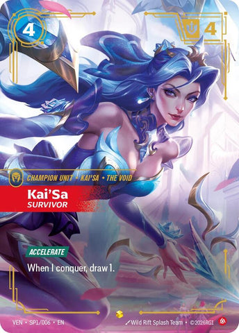 Kai'Sa, Survivor (Foil) (Vendetta)(VEN-SP1/006)(E)