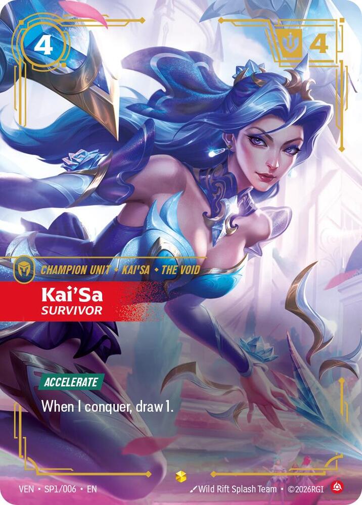 Kai'Sa, Survivor (Foil) (Vendetta)(VEN-SP1/006)(E)
