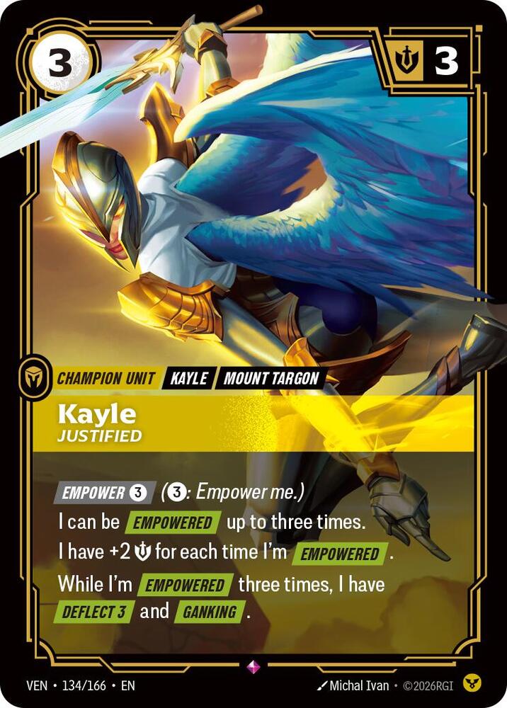Kayle, Justified (Foil) (Vendetta)(VEN-134/166)(R)