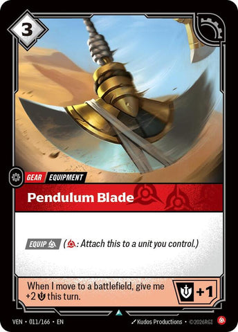 Pendulum Blade (Vendetta)(VEN-011/166)(U)