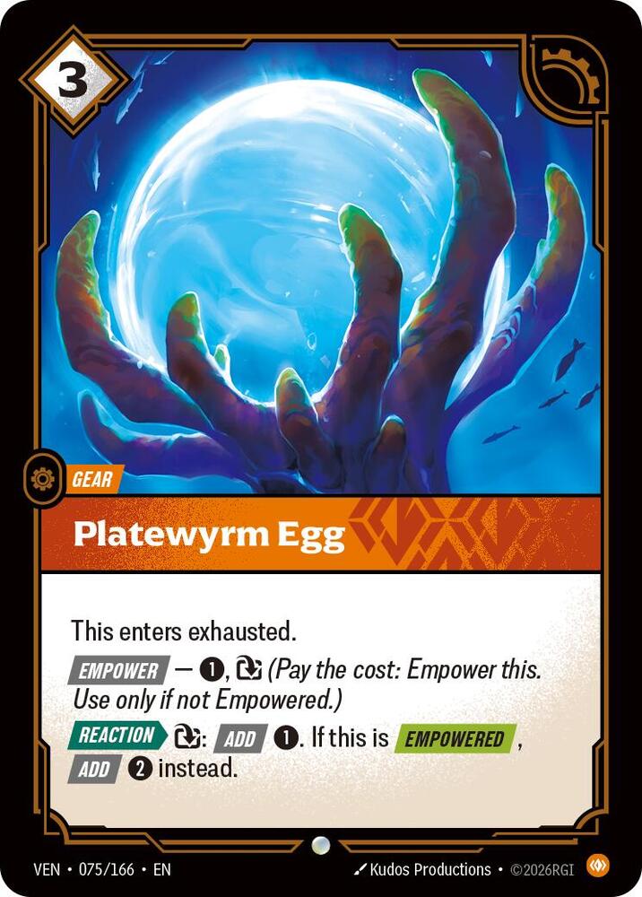 Platewyrm Egg (Vendetta)(VEN-075/166)(C)