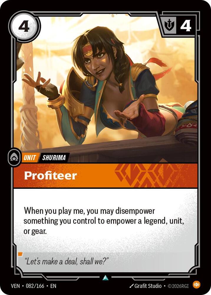 Profiteer (Vendetta)(VEN-082/166)(U)
