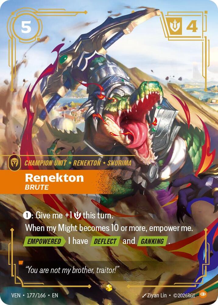 Renekton, Brute (Overnumbered) (Vendetta)(VEN-177/166)(E)