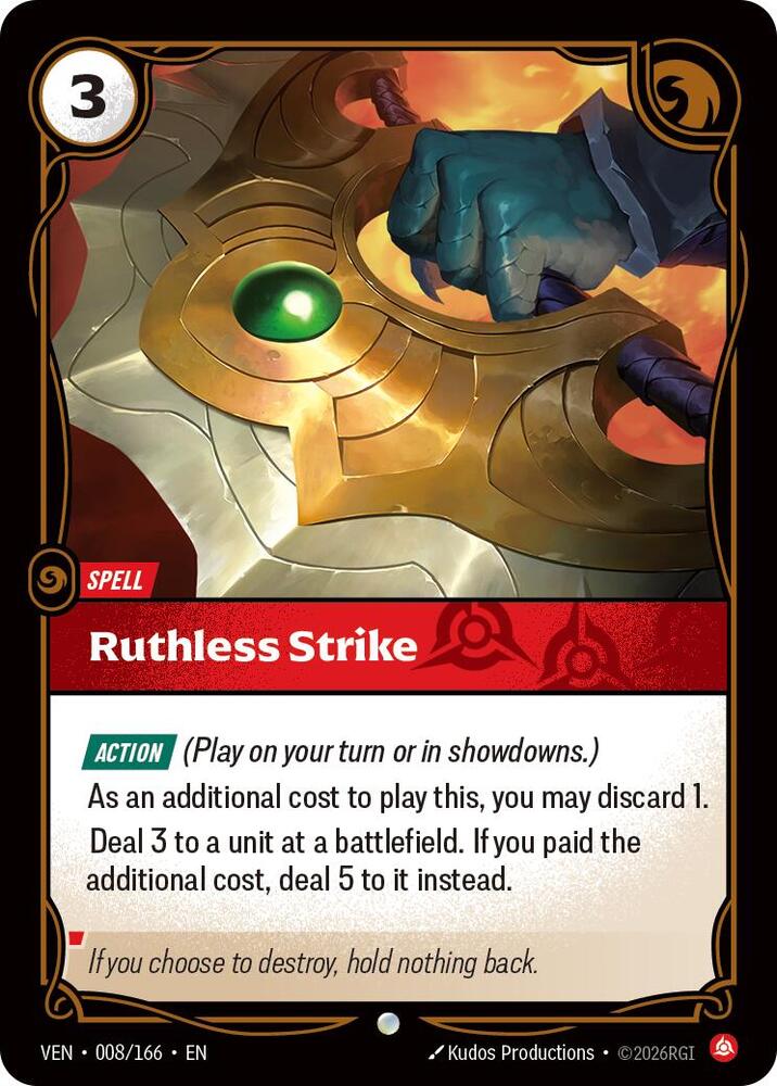 Ruthless Strike (Vendetta)(VEN-008/166)(C)
