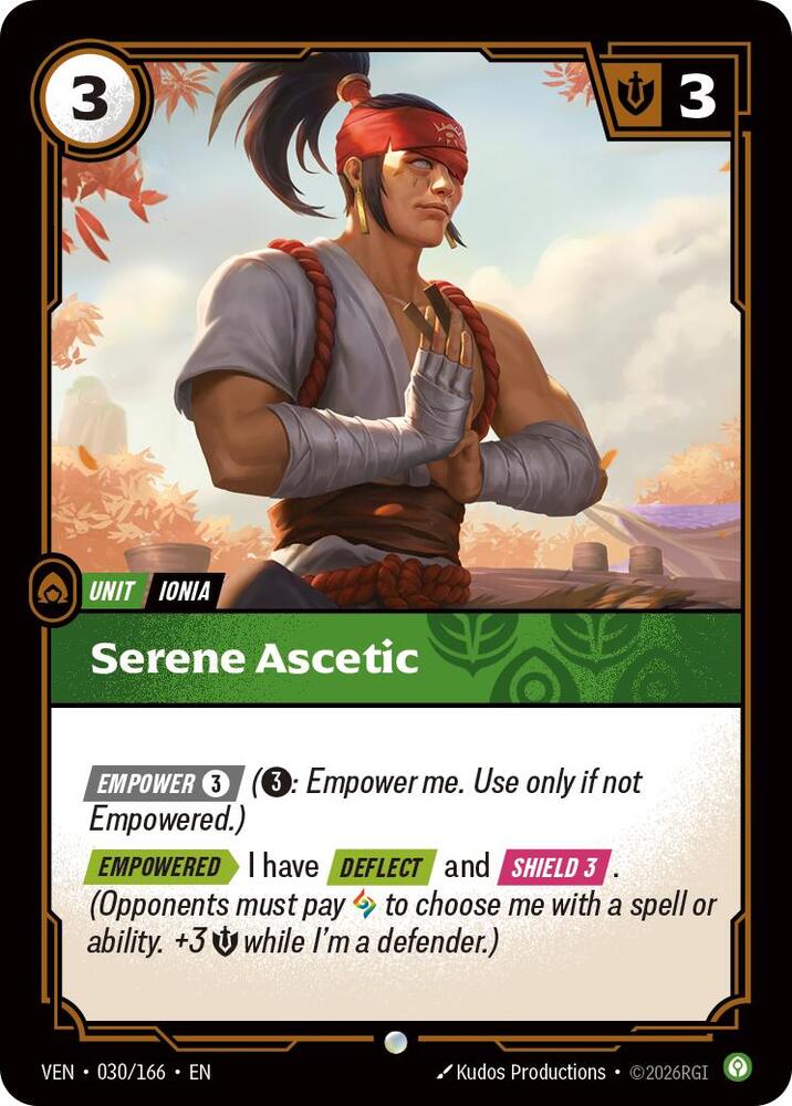 Serene Ascetic (Vendetta)(VEN-030/166)(C)