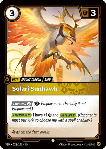 Solari Sunhawk (Vendetta)(VEN-122/166)(C)