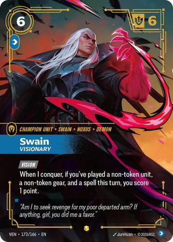 Swain, Visionary (Overnumbered) (Foil) (Vendetta)(VEN-173/166)(R)