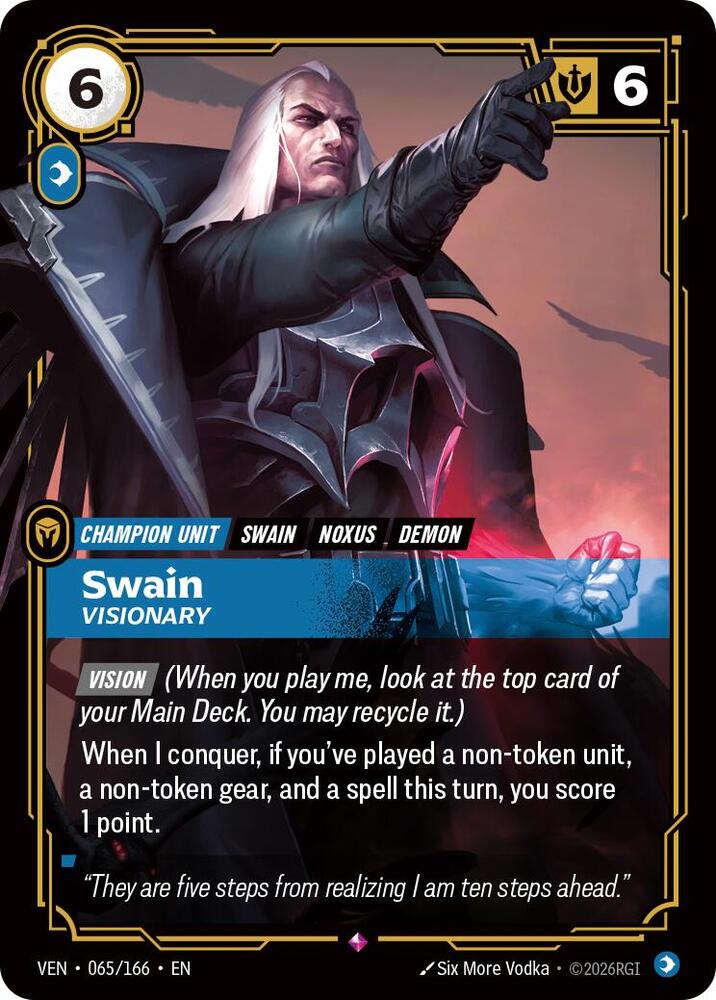 Swain, Visionary (Foil) (Vendetta)(VEN-065/166)(R)