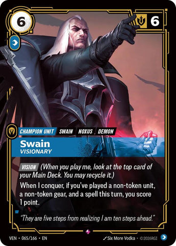 Swain, Visionary (Foil) (Vendetta)(VEN-065/166)(R)