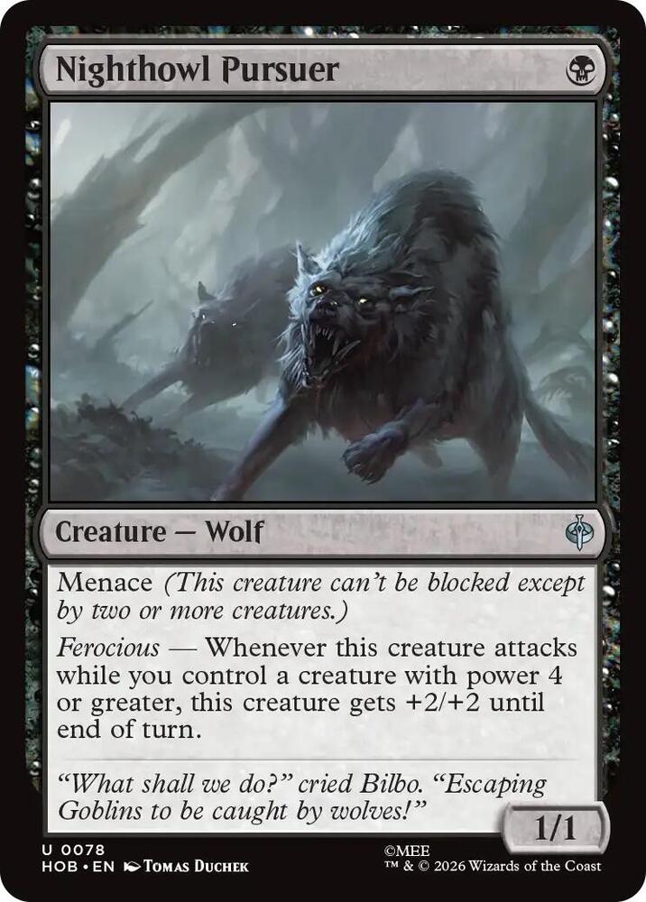 Nighthowl Pursuer [Foil] (The Hobbit)(HOB-78)(U)