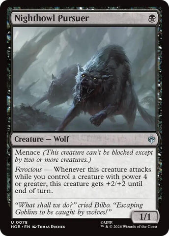 Nighthowl Pursuer [Foil] (The Hobbit)(HOB-78)(U)