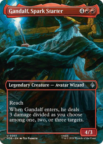 Gandalf, Spark Starter [Borderless] (The Hobbit)(HOB-203)(U)