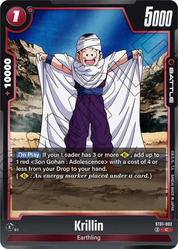 Krillin [Foil] (ST01-002)(C)