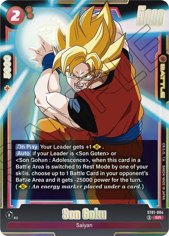 Son Goku [004] [Foil] (ST01-004)(SR)