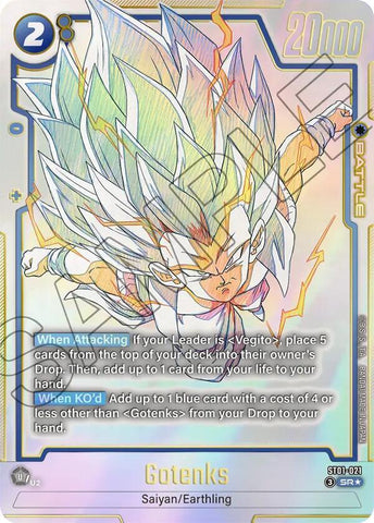 Gotenks [021] [Alternate Art] [Foil] (ST01-021)(SR)