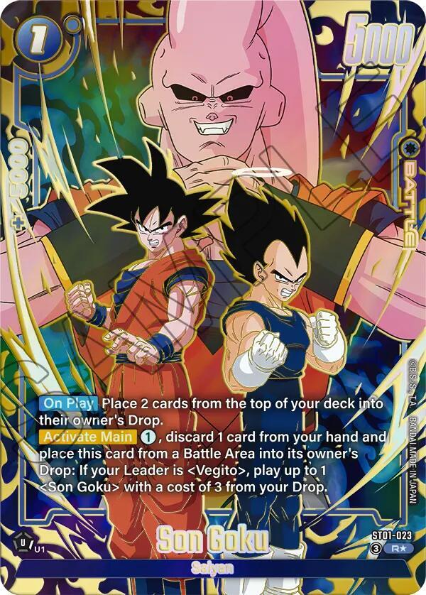 Son Goku [023] [Alternate Art] [Foil] (ST01-023)(R)