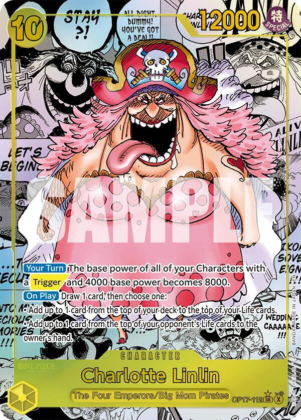 Charlotte Linlin (112) [Manga] [Foil] (The World's Strongest Warriors)(OP17-112)(SR)