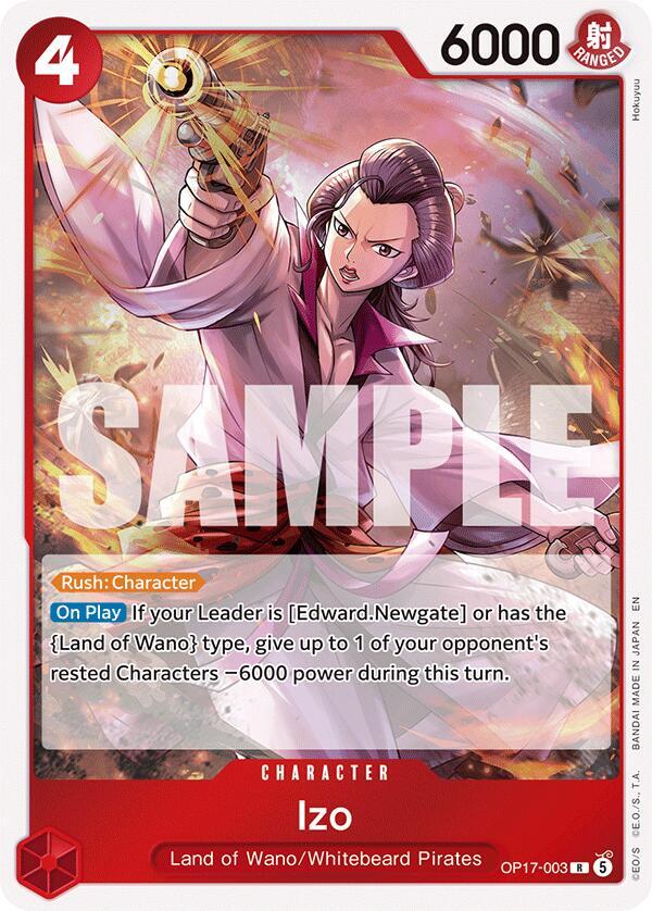 Izo [Foil] (The World's Strongest Warriors)(OP17-003)(R)