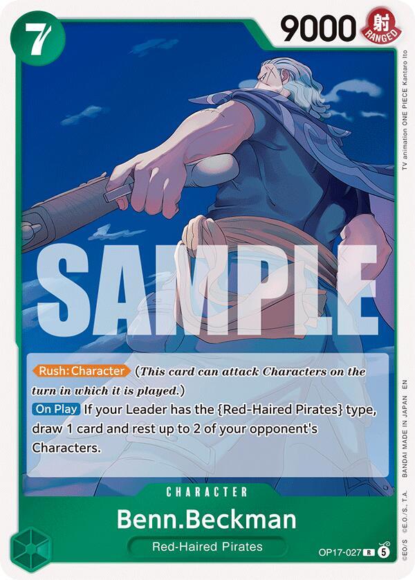 Benn.Beckman [Foil] (The World's Strongest Warriors)(OP17-027)(R)