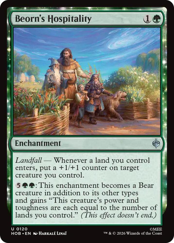 Beorn's Hospitality [Foil] (The Hobbit)(HOB-120)(U)
