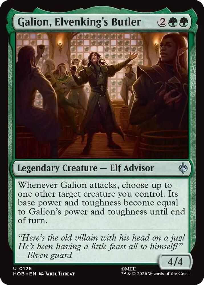 Galion, Elvenking's Butler [Foil] (The Hobbit)(HOB-125)(U)