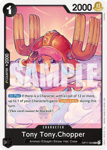 Tony Tony.Chopper (The World's Strongest Warriors)(OP17-084)(UC)