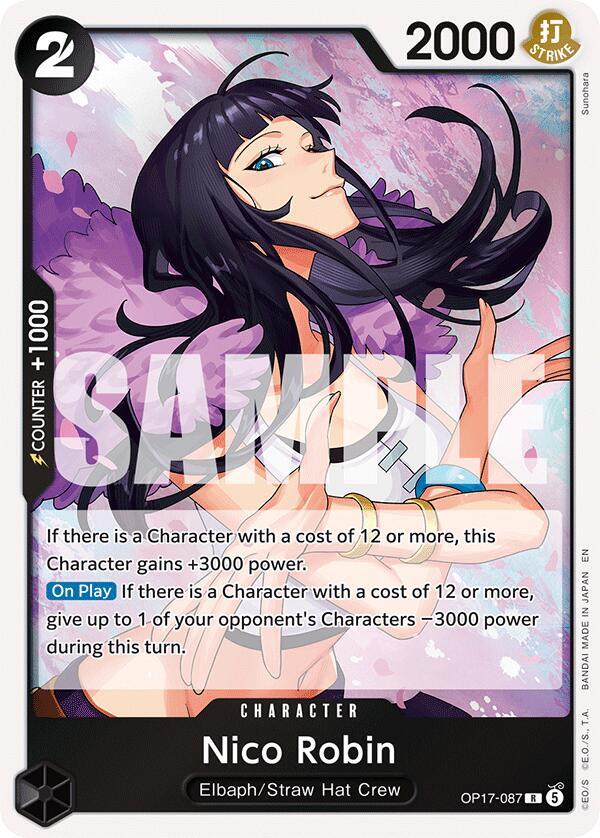 Nico Robin [Foil] (The World's Strongest Warriors)(OP17-087)(R)