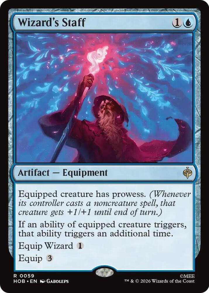 Wizard's Staff [Foil] (The Hobbit)(HOB-59)(R)