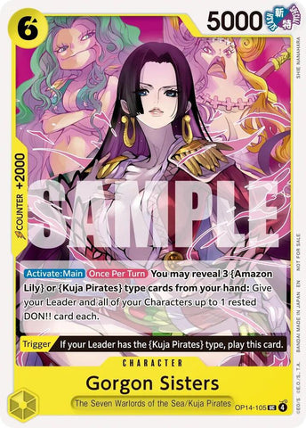 Gorgon Sisters [Tournament Pack 2026 Vol. 3] (One Piece Promotion Cards)(OP14-105)(UC)
